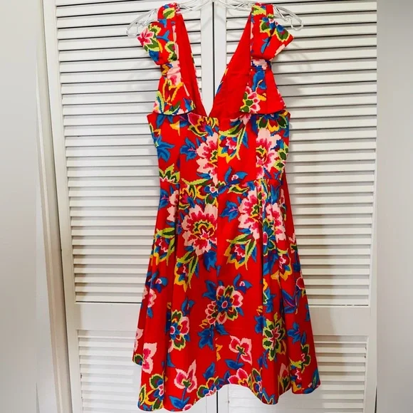 ♥️HP♥️Carolina Herrera Floral dress - Picture 7 of 12